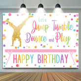 Permet de sauter, de rebondir et de jouer à la toile de fond Joyeux anniversaire
